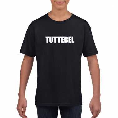 Tuttebel tekst t-shirt zwart meisjes