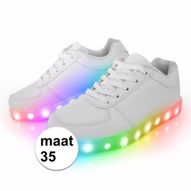 Witte disco sneakers voor kinderen maat 35