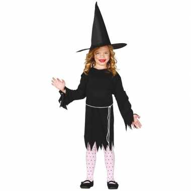Zwart heksen kostuum voor meisjes