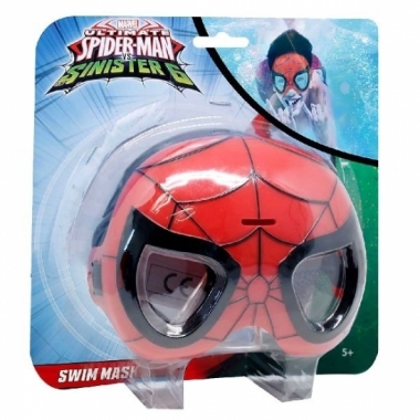 Zwemmasker/duikbril spiderman voor kinderen