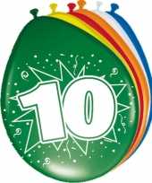 24x ballonnen met 10 jaar print