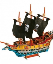 3d puzzel piratenschip 39 x 10 x 37 cm