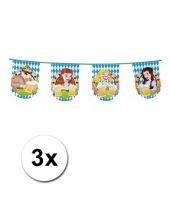 3x bierfeest vlaggenlijn beieren