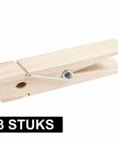 3x xxl houten knijpers 15 cm