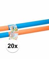 4 x stuks krachtige waterspuit van foam 54 cm 10120356