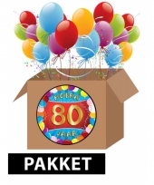 80 jaar party artikelen pakket