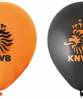 Acht latex ballonnen voetbal thema
