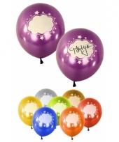 Beschrijfbare gekleurde ballonnen