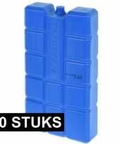 Blauwe koelbox blok 750 gram 10 stuks