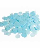 Blauwe papieren confettisnippers 132 gram