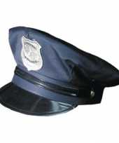 Blauwe politie pet voor volwassenen