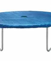 Blauwe trampoline hoes 396 cm