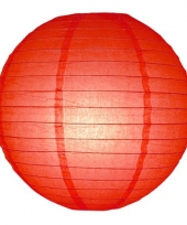 Bol lampion rood 25 cm