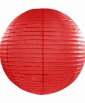 Bol lampion rood 35 cm