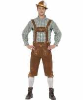 Bruine lederhosen voor heren