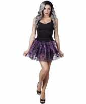 Carnavalskleding halloween paarse heksen rokken tutus verkleedaccessoire voor dames