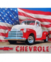 Chevrolet usa decoratie muurplaat