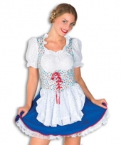 Dames dirndl jurkje bloemen print