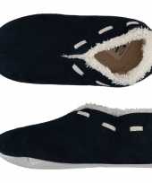 Dames spaanse sloffen pantoffels navy