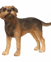 Decoratie beeld border terrier hond 11 cm