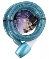 Dik spiraalslot blauw