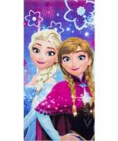 Disney frozen badlaken strandlaken paars roze 70 x 140 cm