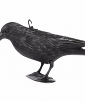 Duivenverjager kraai van kunststof 34 cm