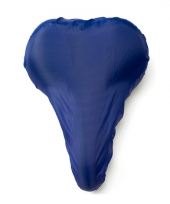 Fietszadel regenhoes blauw
