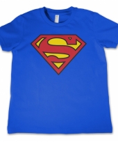Film shirt superman logo kids