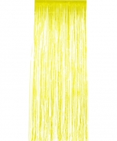 Folie deurgordijnen geel 2 meter