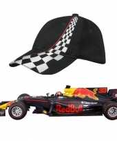 Formule 1 schaalmodel auto max verstappen 1 43 met zwarte pet