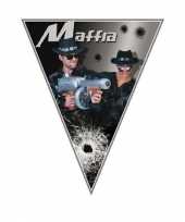 Gangster thema vlaggenlijn maffia