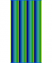 Gekleurd streepjes strandlaken puka verticaal 90 x 170