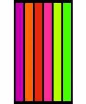 Gekleurd verticale streepjes strandlaken 86 x 160 10088150