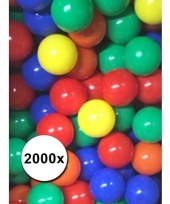 Gekleurde ballenbak ballen mix 2000x
