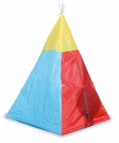 Gekleurde wigwam tent voor kids