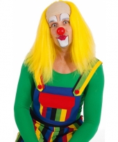 Gele clown pruiken