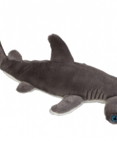 Grijze haaien knuffel 36 cm