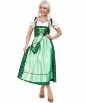 Groen geruit oktoberfest jurkje