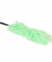 Groene microvezel plumeau afstoffen