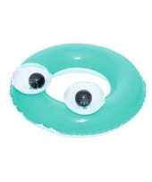 Groene zwemband met oogjes 61 cm voor kids