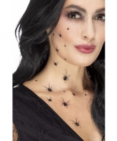 Heksen tattoo zwarte spinnen