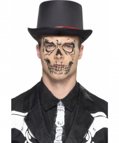 Horror skull gezicht tatoeage