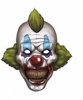 Kartonnen horror clown masker