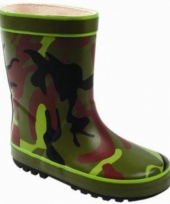 Kinderlaarsjes camouflageprint