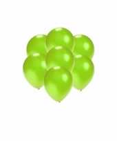 Kleine groen metallic ballonnetjes 200 stuks