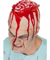 Latex kap met hersenen