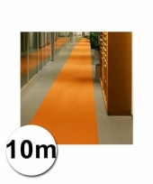 Loper in de kleur oranje 1 bij 10 meter