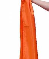 Luxe oranje dames sjaal 140 cm