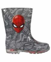 Marvel spiderman regenlaarzen met led licht voor kinderen